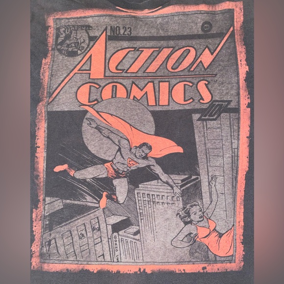 Y2K Superman Cutoff T-Shirt - Picture 2 of 5